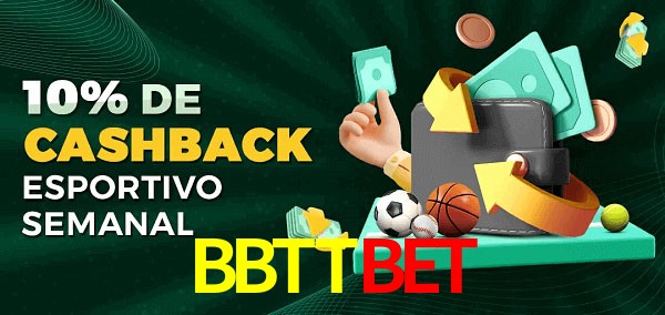 10% de bônus de cashback na BBTTBET